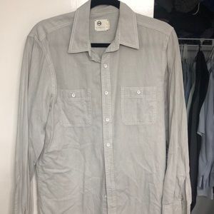 Ghost white button up